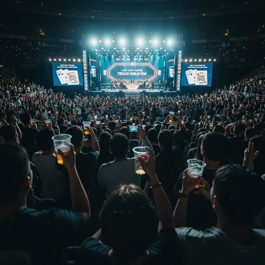 Minh họa các vòng cược trong một ván Poker: Flop, Turn, và River