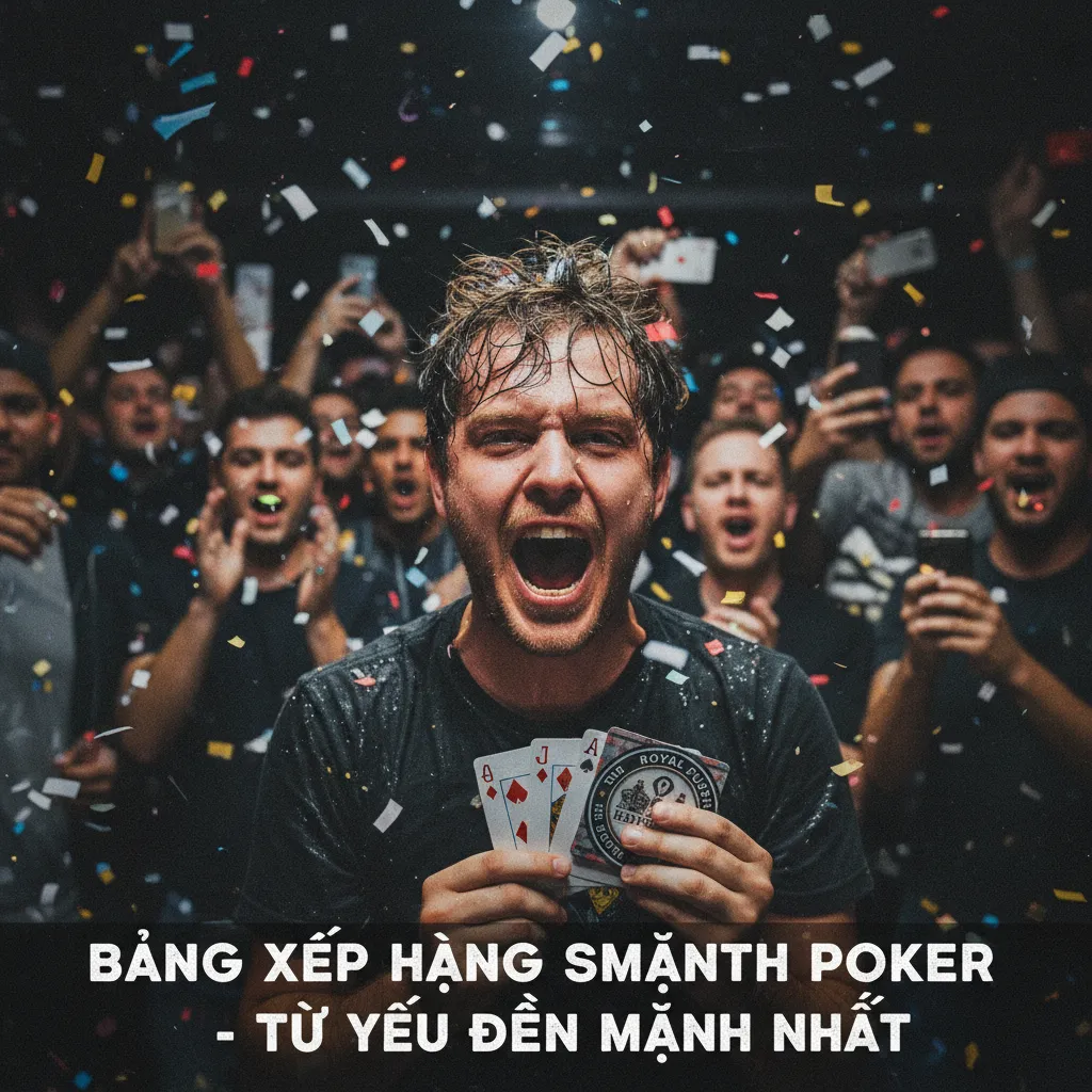 Bảng Xếp Hạng Sức Mạnh Poker - Từ Yếu Đến Mạnh Nhất